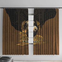 Roman Empire Window Curtain Centurion Colosseum - Wonder Print Shop