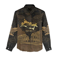 Roman Empire Women Casual Shirt Centurion Colosseum - Wonder Print Shop