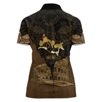 Roman Empire Women Polo Shirt Centurion Colosseum - Wonder Print Shop