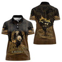 Roman Empire Women Polo Shirt Centurion Colosseum - Wonder Print Shop