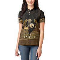 Roman Empire Women Polo Shirt Centurion Colosseum - Wonder Print Shop