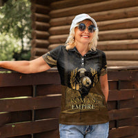 Roman Empire Women Polo Shirt Centurion Colosseum - Wonder Print Shop