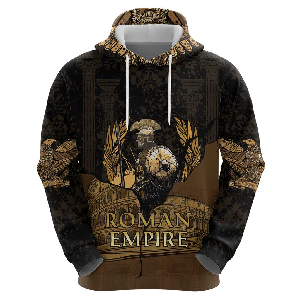 Roman Empire Zip Hoodie Centurion Colosseum - Wonder Print Shop