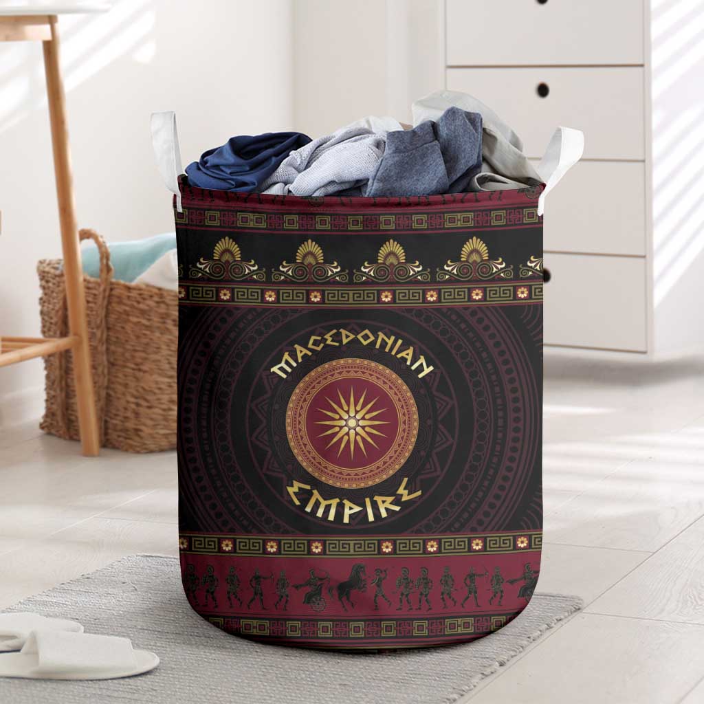 Macedonian Empire Laundry Basket Alexander The Great World Tour - Wonder Print Shop