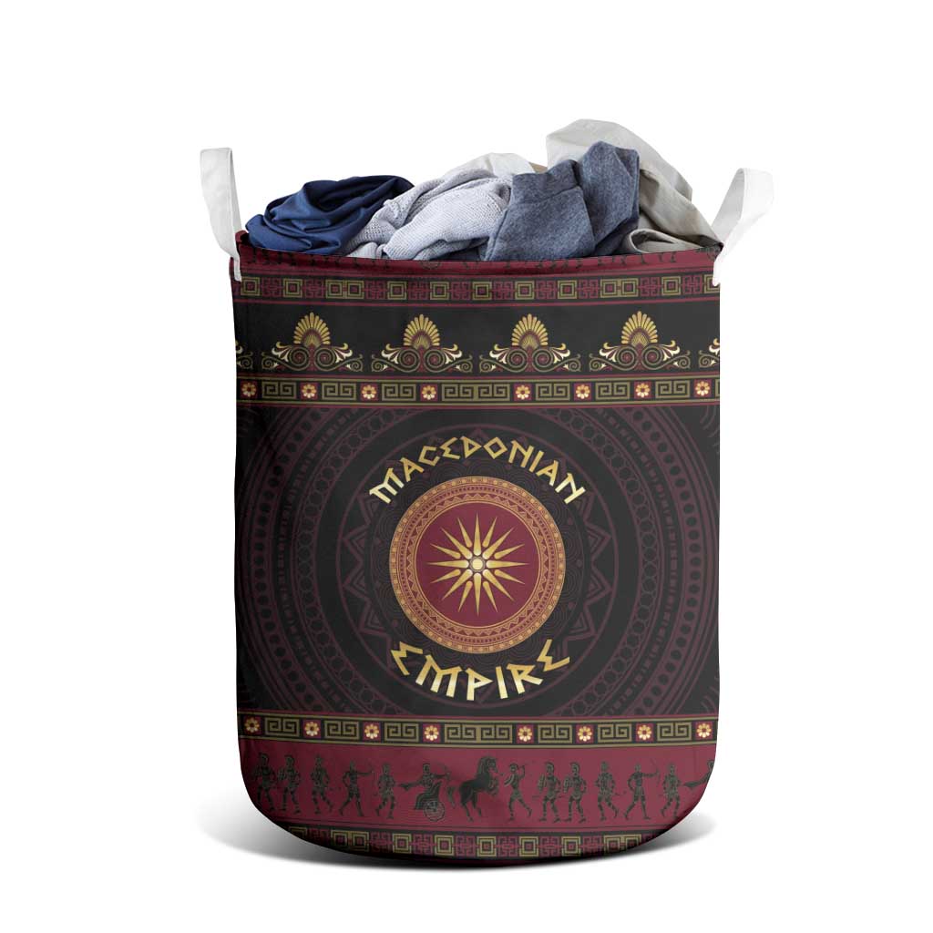 Macedonian Empire Laundry Basket Alexander The Great World Tour - Wonder Print Shop