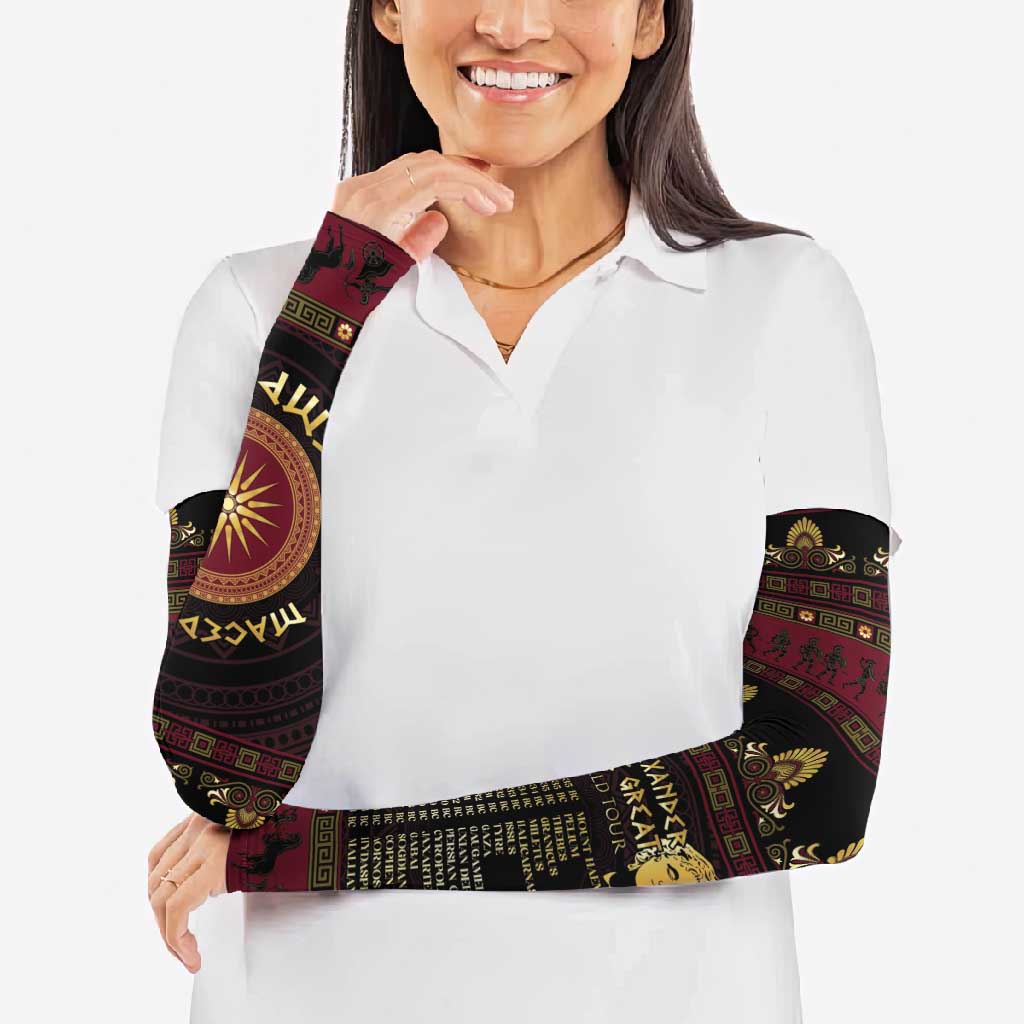 Macedonian Empire Arm Sleeves Alexander The Great World Tour - Wonder Print Shop