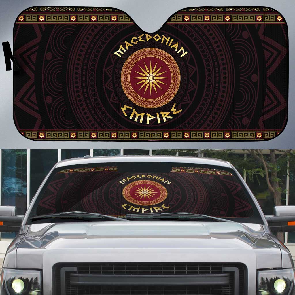 Macedonian Empire Auto Sun Shade Alexander The Great World Tour - Wonder Print Shop