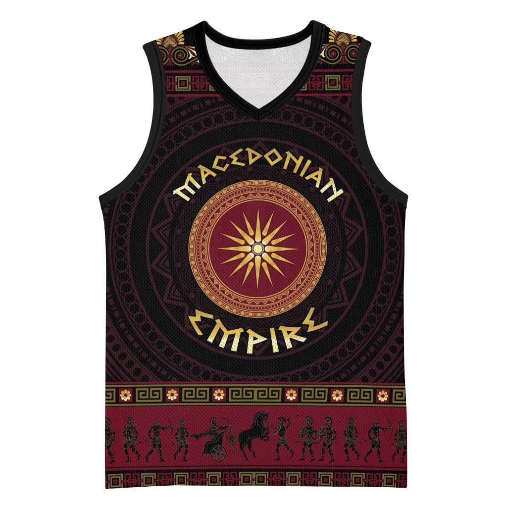 Macedonian Empire Basketball Jersey Alexander The Great World Tour - Wonder Print Shop