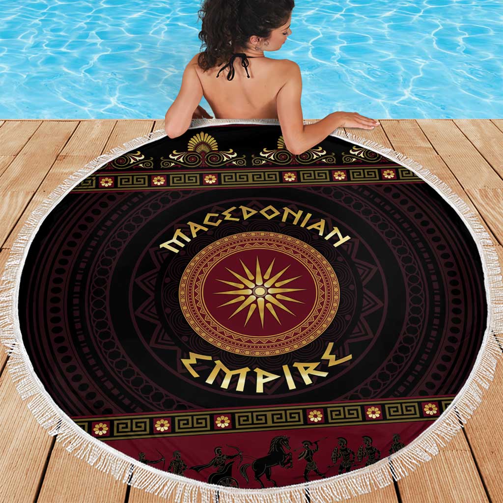 Macedonian Empire Beach Blanket Alexander The Great World Tour - Wonder Print Shop