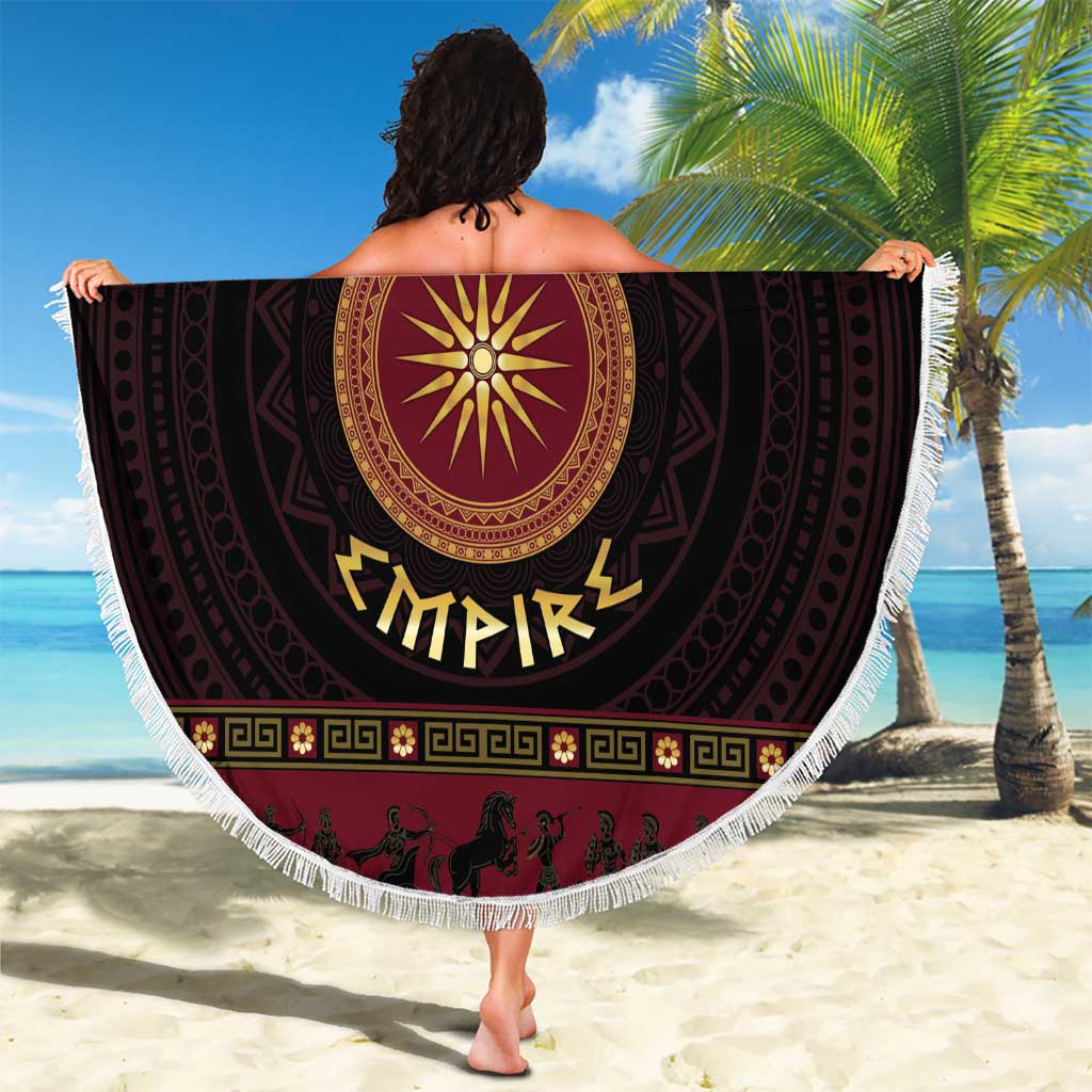 Macedonian Empire Beach Blanket Alexander The Great World Tour - Wonder Print Shop