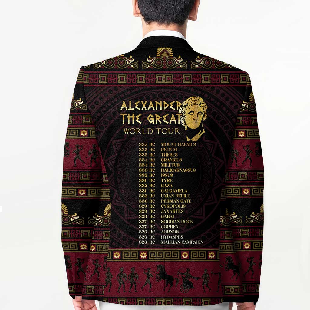 Macedonian Empire Blazer Alexander The Great World Tour - Wonder Print Shop