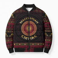 Macedonian Empire Bomber Puffer Jacket Alexander The Great World Tour - Wonder Print Shop