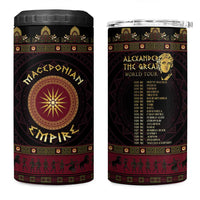 Macedonian Empire 4 in 1 Can Cooler Tumbler Alexander The Great World Tour - Wonder Print Shop