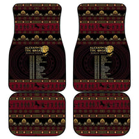 Macedonian Empire Car Mats Alexander The Great World Tour - Wonder Print Shop