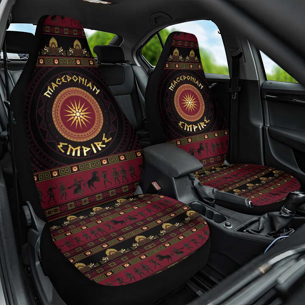 Macedonian Empire Car Seat Cover Alexander The Great World Tour - Wonder Print Shop