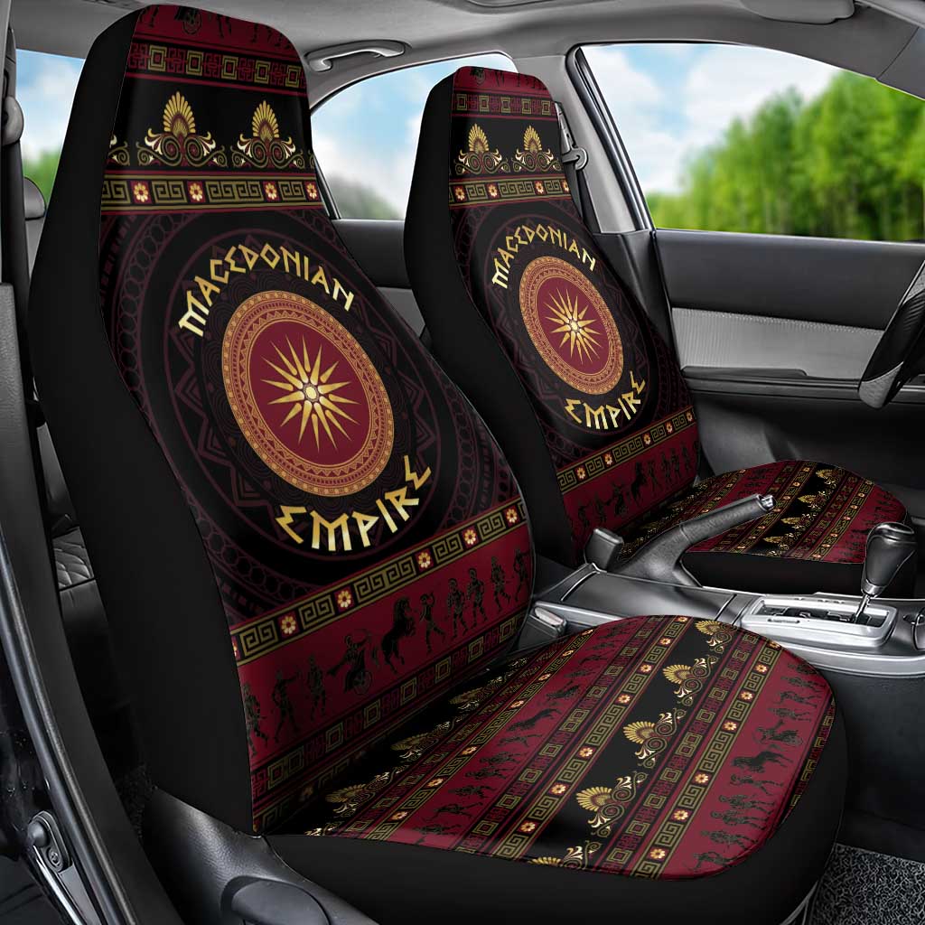 Macedonian Empire Car Seat Cover Alexander The Great World Tour - Wonder Print Shop