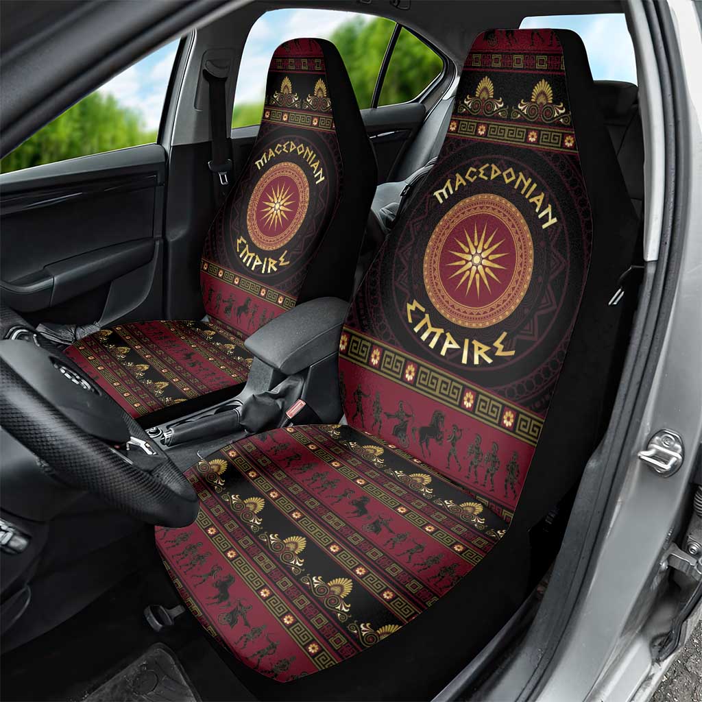 Macedonian Empire Car Seat Cover Alexander The Great World Tour - Wonder Print Shop