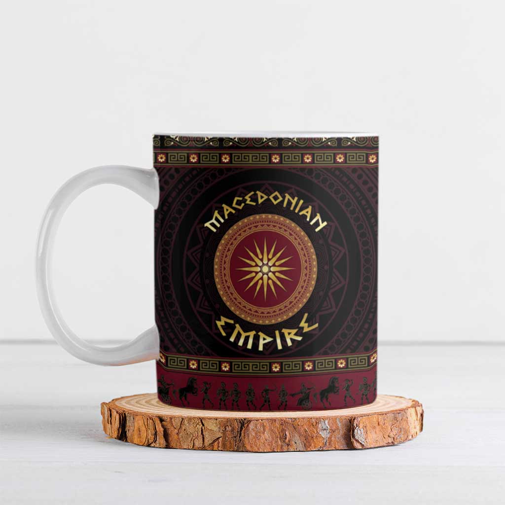 Macedonian Empire Ceramic Mug Alexander The Great World Tour - Wonder Print Shop
