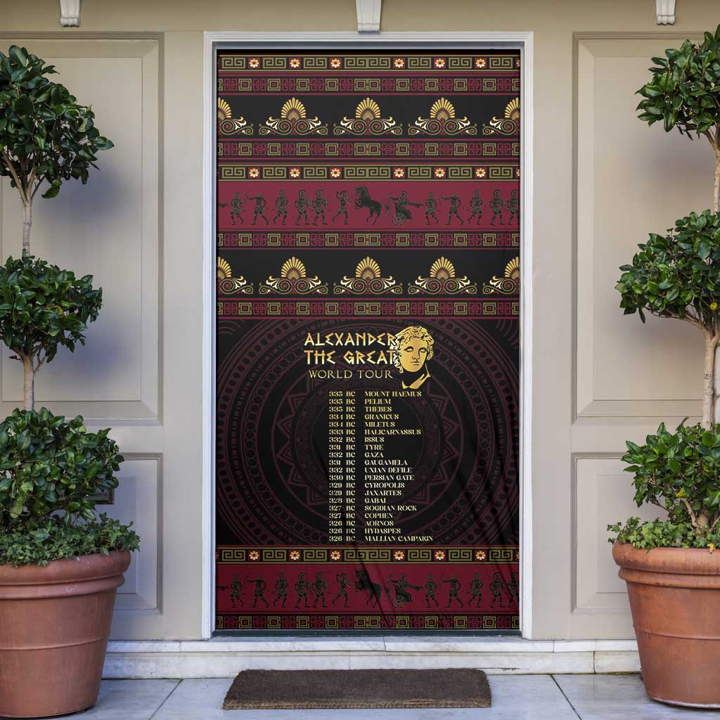 Macedonian Empire Door Cover Alexander The Great World Tour - Wonder Print Shop