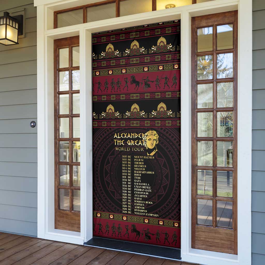 Macedonian Empire Door Cover Alexander The Great World Tour - Wonder Print Shop