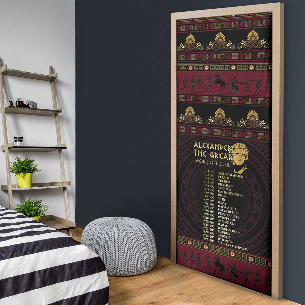 Macedonian Empire Door Cover Alexander The Great World Tour - Wonder Print Shop