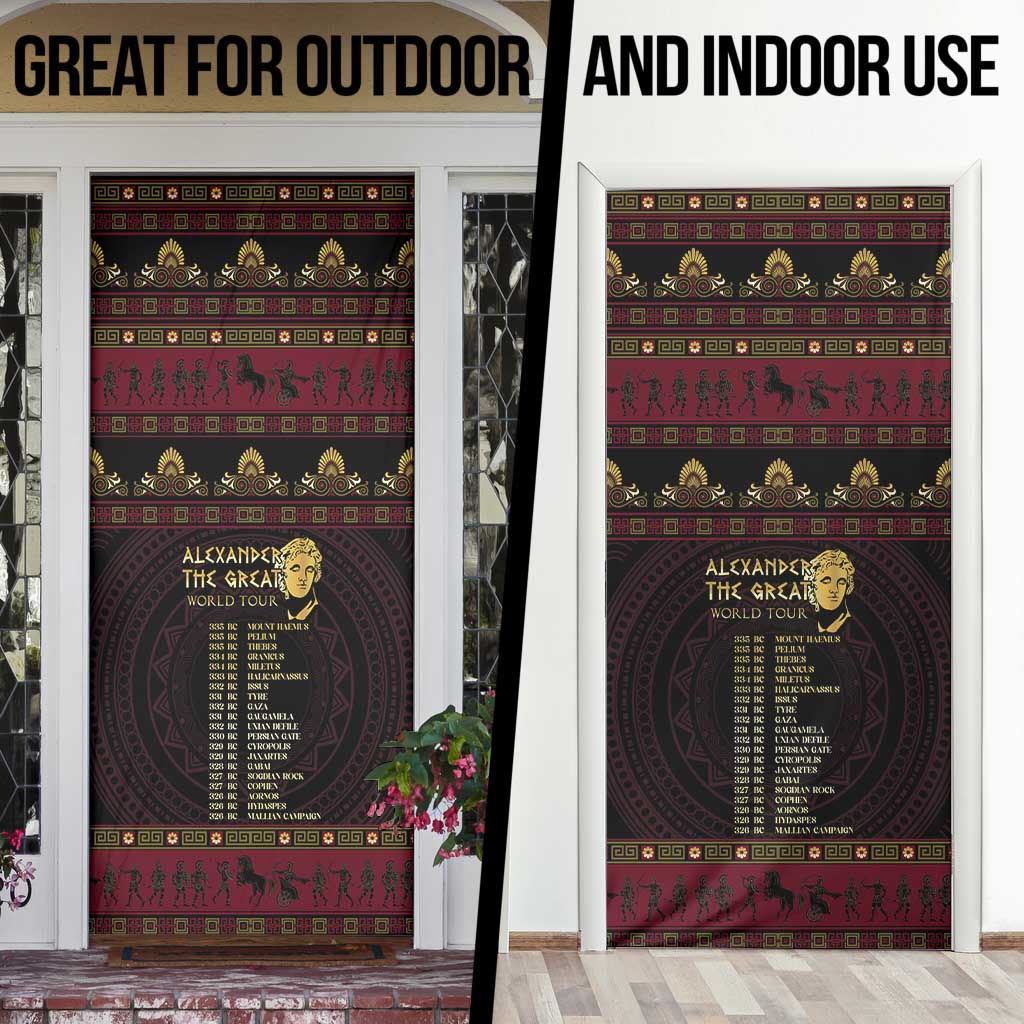 Macedonian Empire Door Cover Alexander The Great World Tour - Wonder Print Shop