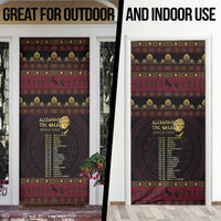 Macedonian Empire Door Cover Alexander The Great World Tour - Wonder Print Shop
