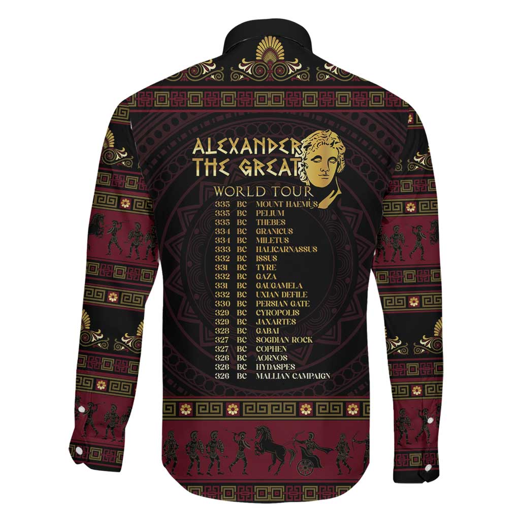 Macedonian Empire Family Matching Summer Maxi Dress and Hawaiian Shirt Alexander The Great World Tour - Wonder Print Shop