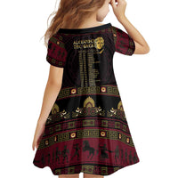 Macedonian Empire Family Matching Tank Maxi Dress and Hawaiian Shirt Alexander The Great World Tour - Wonder Print Shop