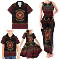 Macedonian Empire Family Matching Tank Maxi Dress and Hawaiian Shirt Alexander The Great World Tour - Wonder Print Shop