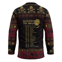 Macedonian Empire Hockey Jersey Alexander The Great World Tour - Wonder Print Shop