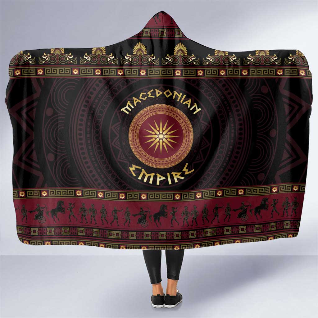 Macedonian Empire Hooded Blanket Alexander The Great World Tour - Wonder Print Shop