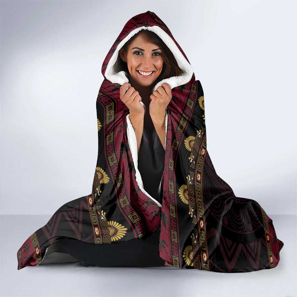 Macedonian Empire Hooded Blanket Alexander The Great World Tour - Wonder Print Shop