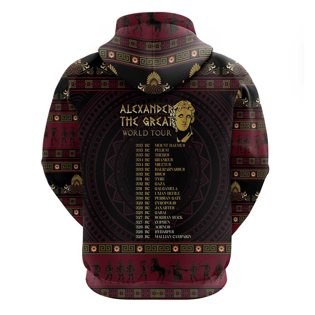 Macedonian Empire Hoodie Alexander The Great World Tour - Wonder Print Shop