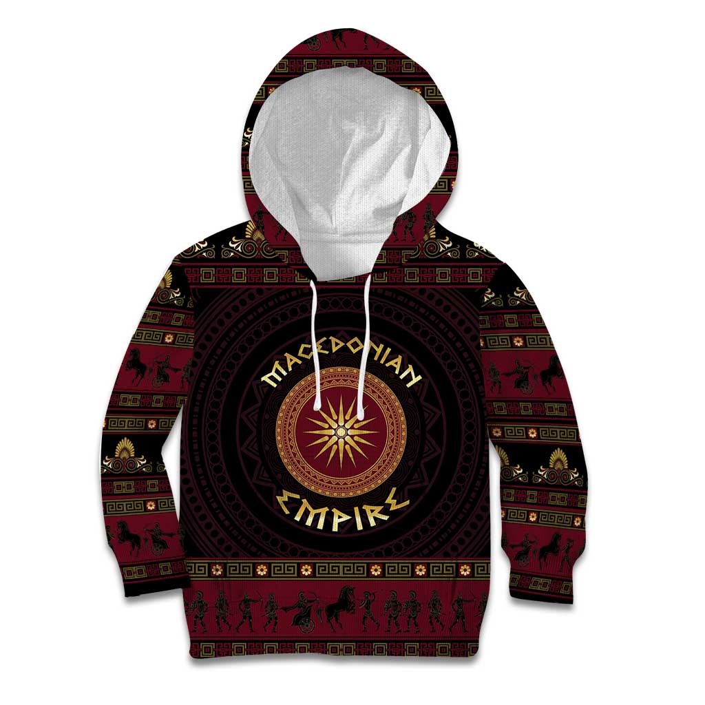 Macedonian Empire Kid Hoodie Alexander The Great World Tour - Wonder Print Shop