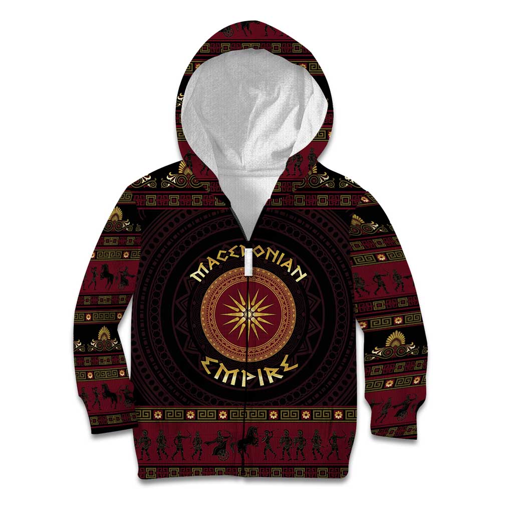 Macedonian Empire Kid Hoodie Alexander The Great World Tour - Wonder Print Shop
