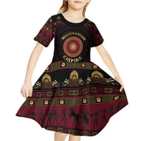 Macedonian Empire Kid Short Sleeve Dress Alexander The Great World Tour - Wonder Print Shop