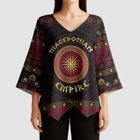 Macedonian Empire Kimono Sleeve Blouse Alexander The Great World Tour - Wonder Print Shop