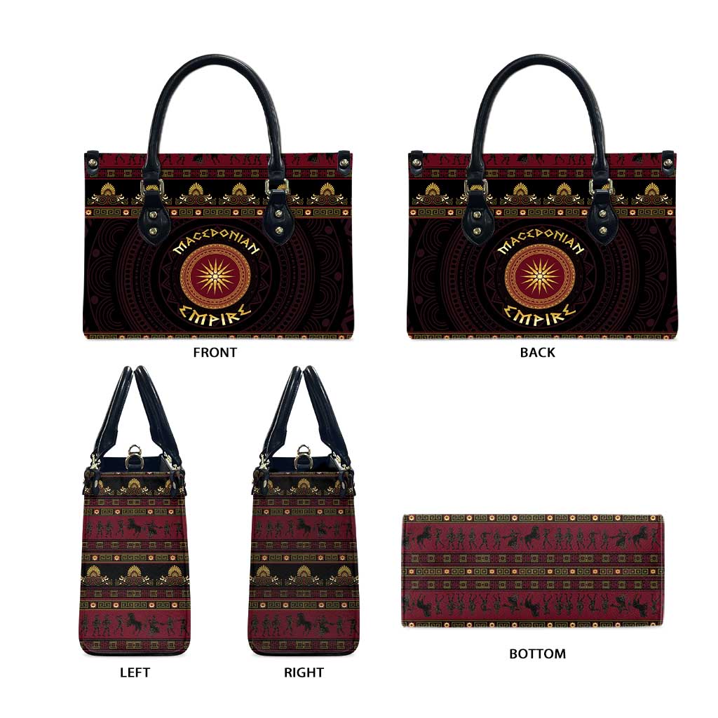 Macedonian Empire Leather Bag Alexander The Great World Tour - Wonder Print Shop