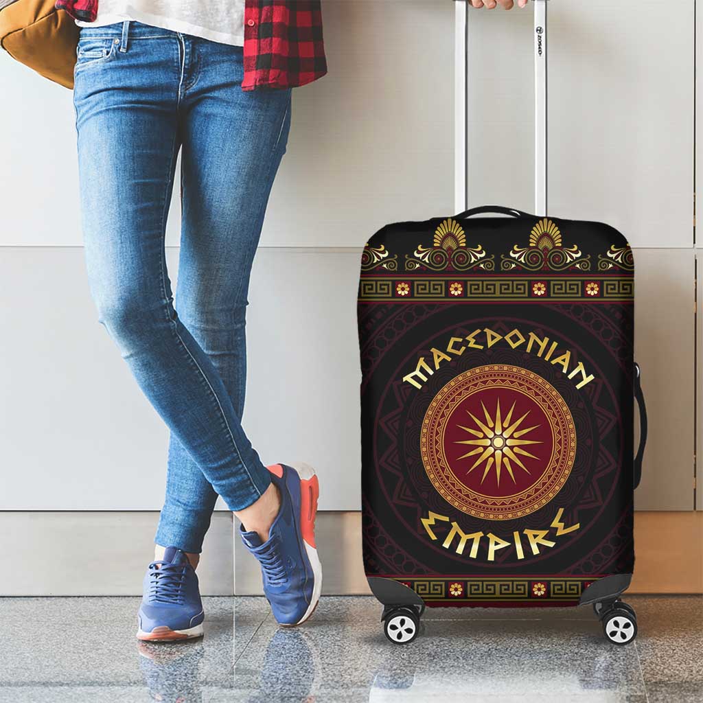 Macedonian Empire Luggage Cover Alexander The Great World Tour - Wonder Print Shop