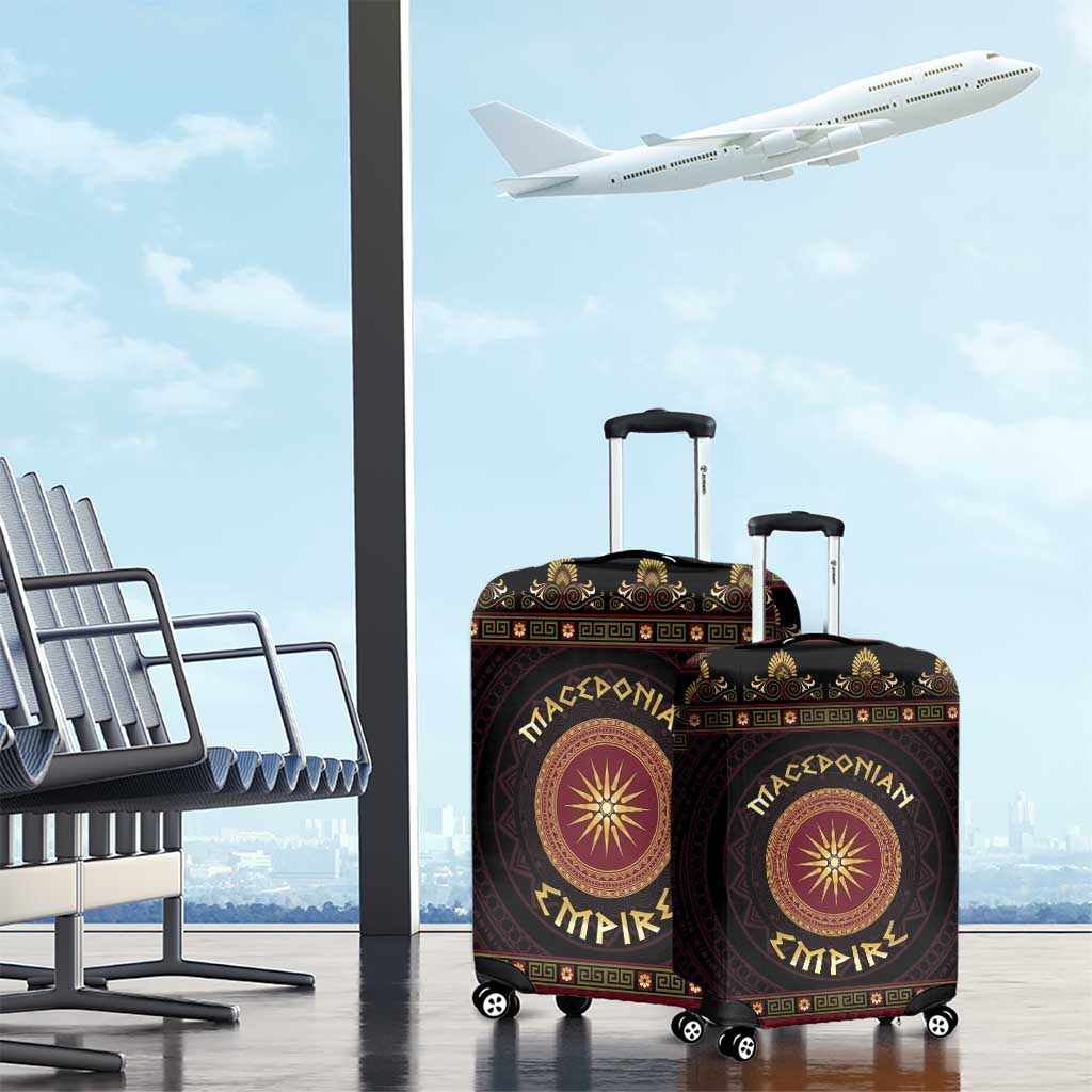 Macedonian Empire Luggage Cover Alexander The Great World Tour - Wonder Print Shop