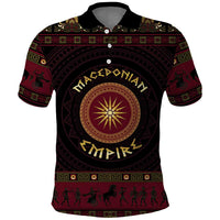 Macedonian Empire Polo Shirt Alexander The Great World Tour - Wonder Print Shop
