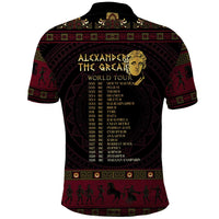 Macedonian Empire Polo Shirt Alexander The Great World Tour - Wonder Print Shop