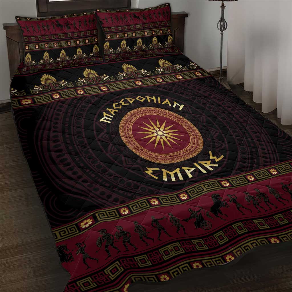 Macedonian Empire Quilt Bed Set Alexander The Great World Tour - Wonder Print Shop