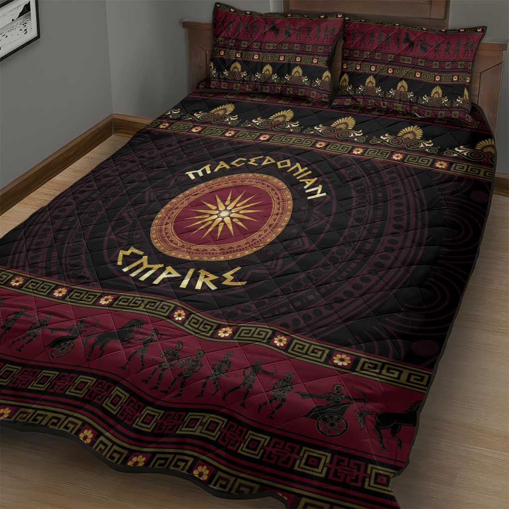 Macedonian Empire Quilt Bed Set Alexander The Great World Tour - Wonder Print Shop