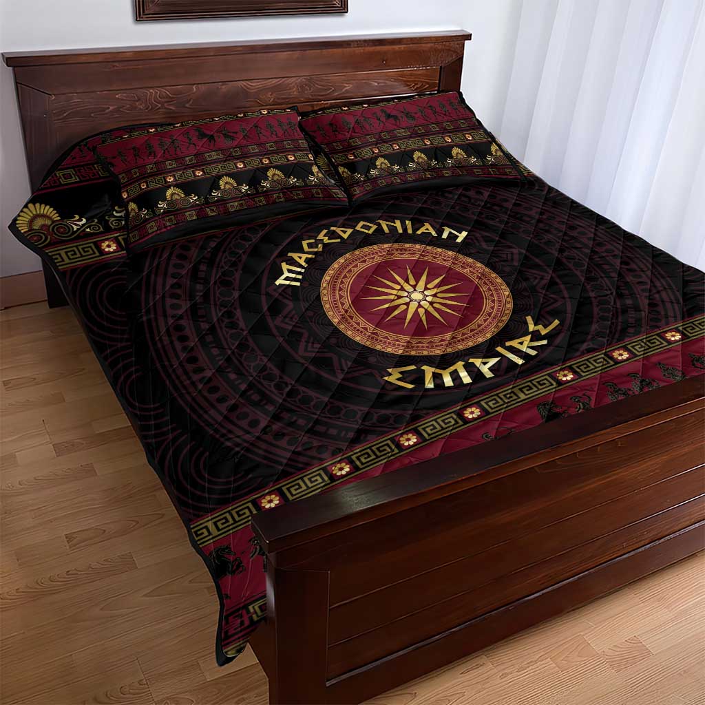 Macedonian Empire Quilt Bed Set Alexander The Great World Tour - Wonder Print Shop