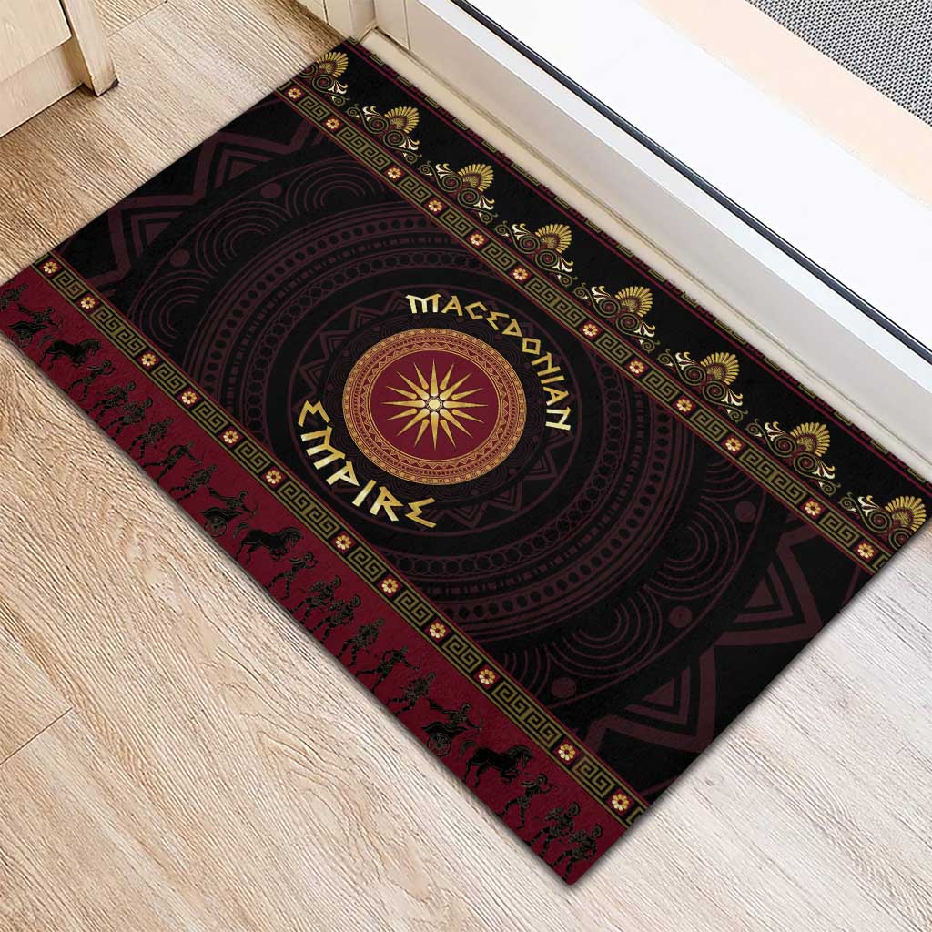 Macedonian Empire Rubber Doormat Alexander The Great World Tour - Wonder Print Shop