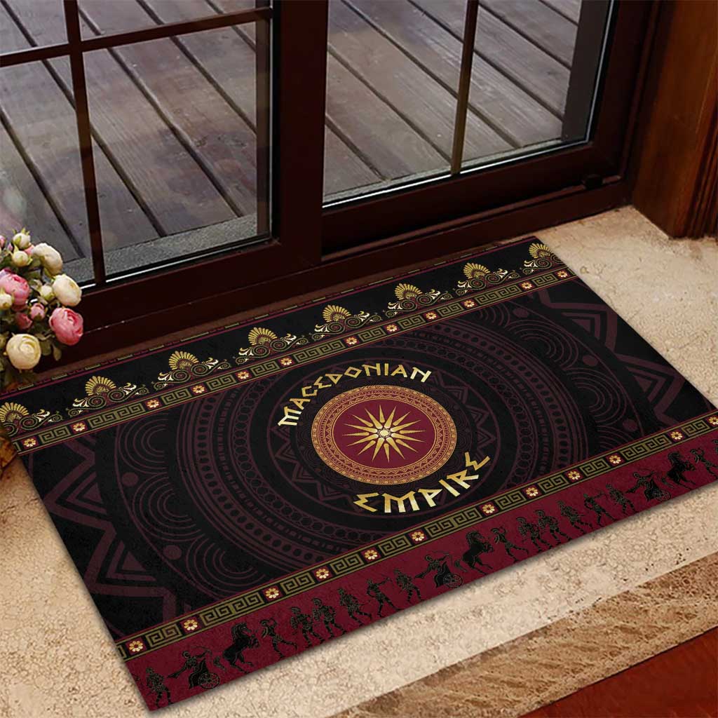 Macedonian Empire Rubber Doormat Alexander The Great World Tour - Wonder Print Shop