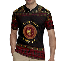 Macedonian Empire Rugby Jersey Alexander The Great World Tour - Wonder Print Shop