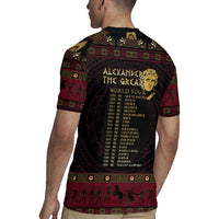 Macedonian Empire Rugby Jersey Alexander The Great World Tour - Wonder Print Shop